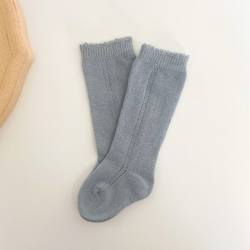 Baby Jongens Meisjes Sokken Knie Hoge Sok Zachte Katoen Peuters Kinderen Lange Sokken Hol Kinderen Socken Unisex Voor 0-5 Jaar