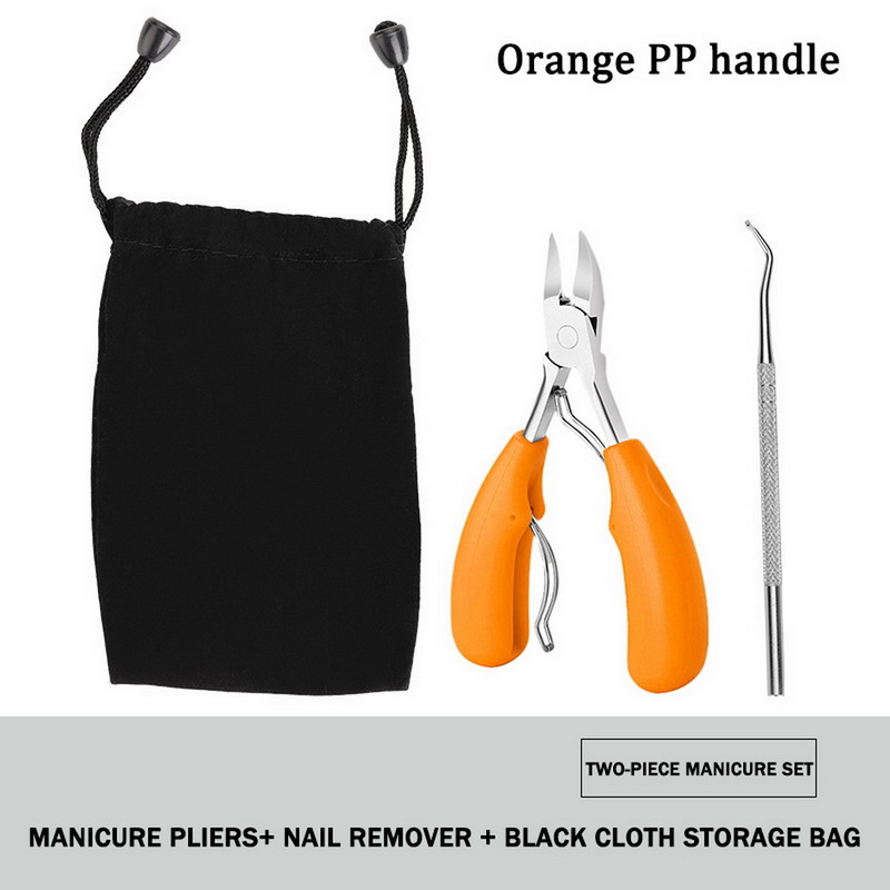 Toe Nail Clippers Remove Dead Skin Nail Correction Nippers Ingrown Toenail Cuticle Scissor Edge Cutter Thick Pedicure Care Tool: Burgundy