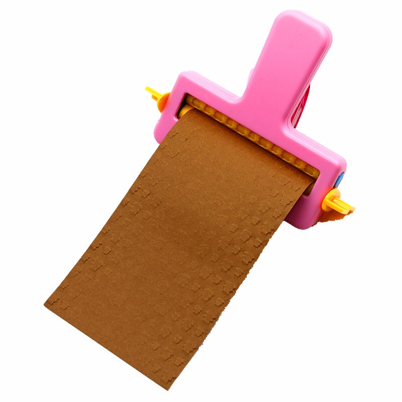 Fancy diy håndværktøj papir prægemaskine håndværk prægning til papir scrapbooking skole baby  yh49