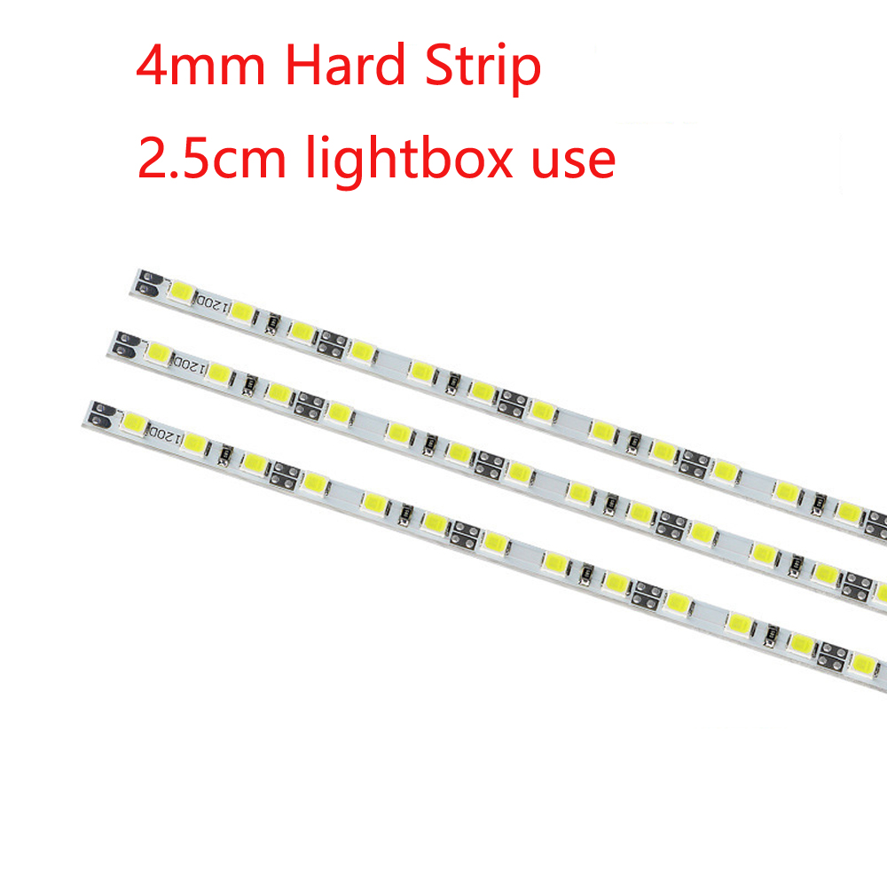 10 Stück 10 cm, 15 cm, 20 cm, 25 cm, 30 cm, 35 cm, 40 cm, 50 cm, 12 V, 24 V, 4 mm, ultradünn, schmal, LED, hart, starr, Balkenlicht, Schrank, Leuchtkasten-Hintergrundbeleuchtung