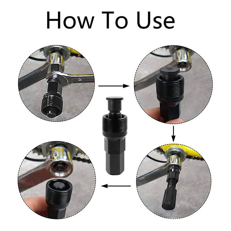 Bicycle Crank Puller Crank Puller Steel Bicycle Crank Puller Removal Tool Flywheel Bracket Puller For Bicycle Maintenance Repair