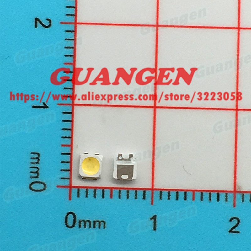 1000 stuks voor samsung 2828 led-achtergrondverlichting  tt321a 1.5w-3w met zener 3v 3228 2828 koelwitte lcd-achtergrondverlichting voor tv-tv-toepassingen