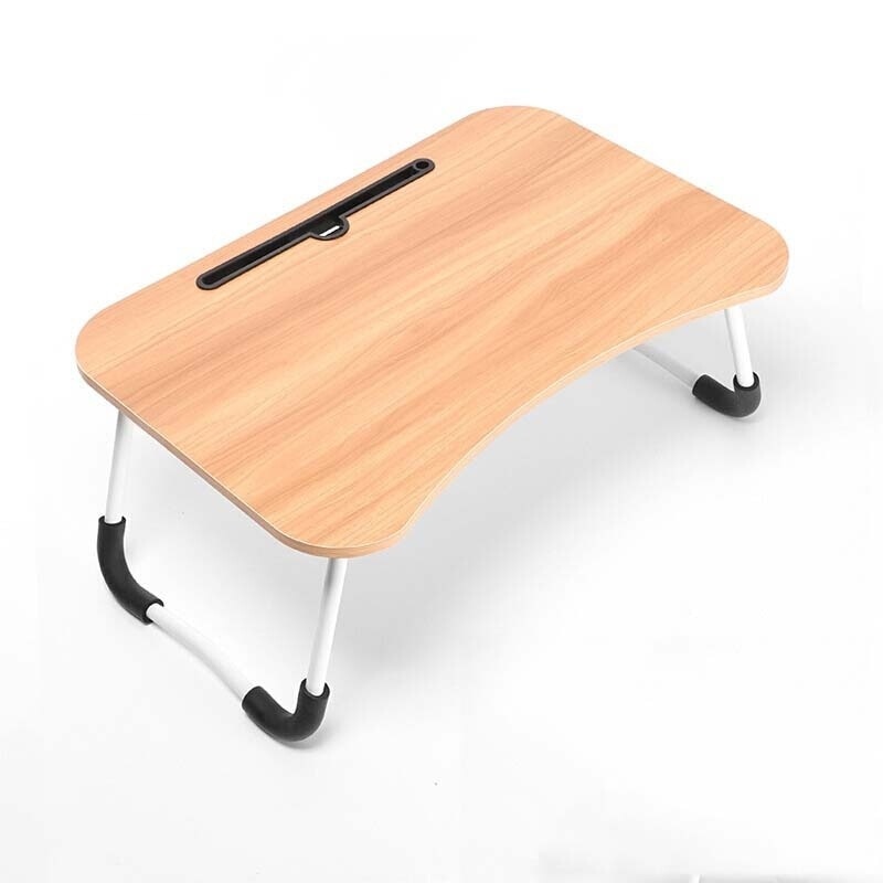 Frokost serverer sengebrett justerbar sammenleggbar med flip top og ben datamaskin desk stativ sammenleggbar laptop bord notebook skrivebord