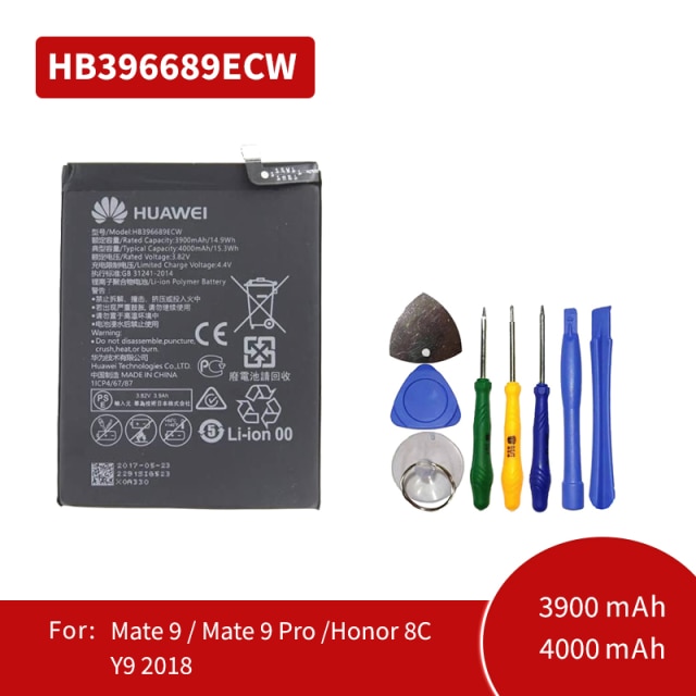 Battery removal for huawei  p8 p9 p10 p20 p30 pro plus, mate 9/10/20 lite 201 nova 2/3/4, honor 5c / 6x / 7x / 8x / 9/10 v10 y7: Hb396689 ecw