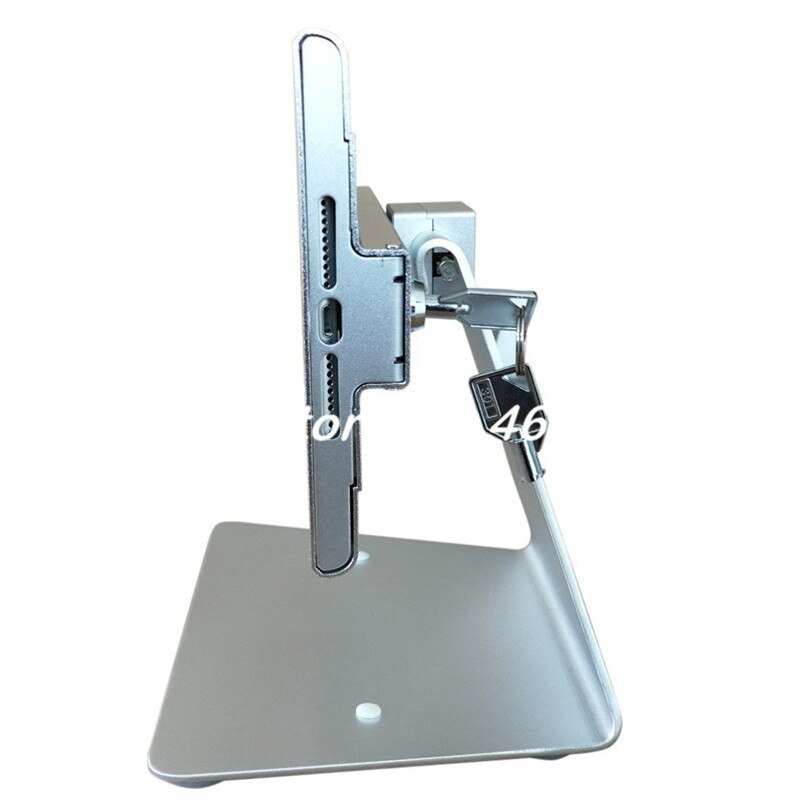 for mini ipad desktop kiosk POS stand with secure lock reversible specialized frame display support on desk/ table / countertop