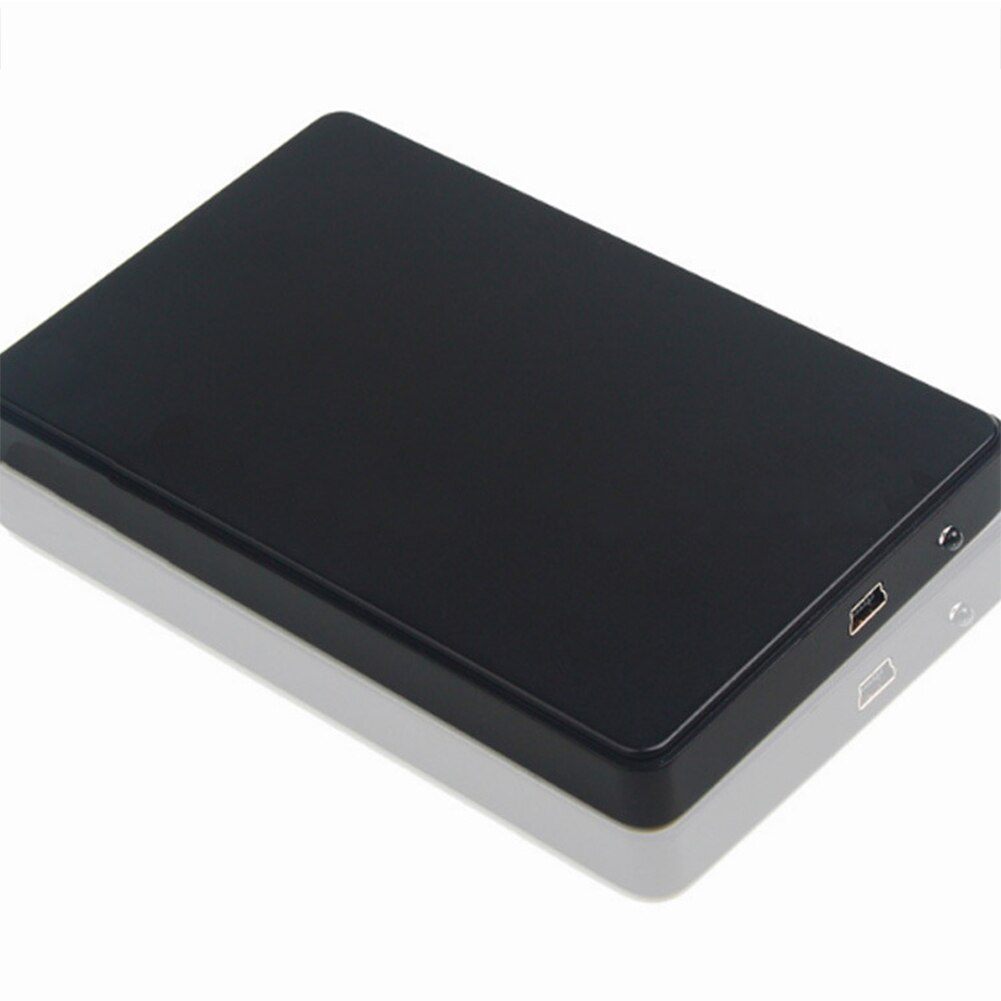 2.5 inch mobiele 2tb slanke hoge snelheid externe usb 2.0 zwarte duurzame plastic sata hdd-behuizing