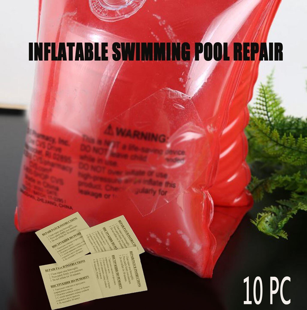 10Pcs Opblaasbare Product Reparatie Patch Zwemmen Ring Zwembad Lijm Reparatie Speciale Patch Voor Opblaasbare Producten In Zwembad