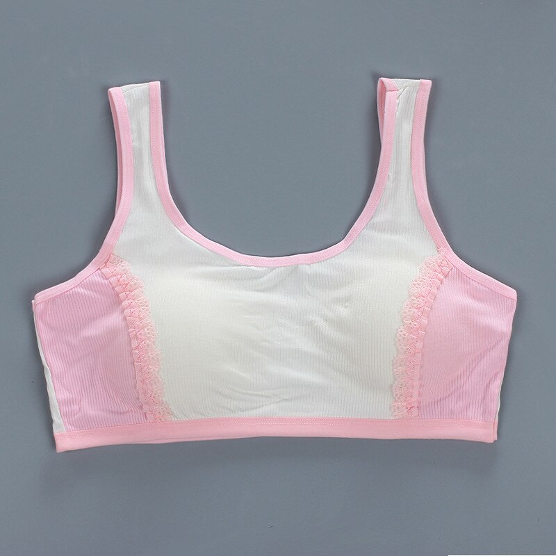 Lace Girls Bra Vest Underwear Suspenders Summer Thin Breathable Elastic Adolescence Period 13-23 Years