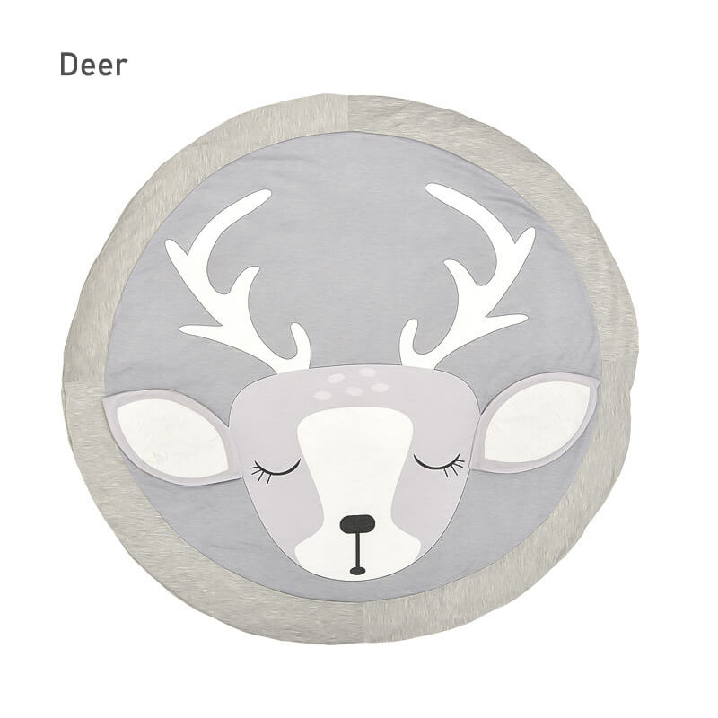 tapis enfant d’eveil bebe tapis de jeu pour bébé jeux enfants tapis de priere islam enfant interactif rond enfant: Deer