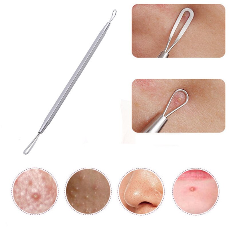 6 Pcs/set Blackhead Remover Pimple Blemish Comedone Acne Extractor Remover Tool Set Acne Removal Needle