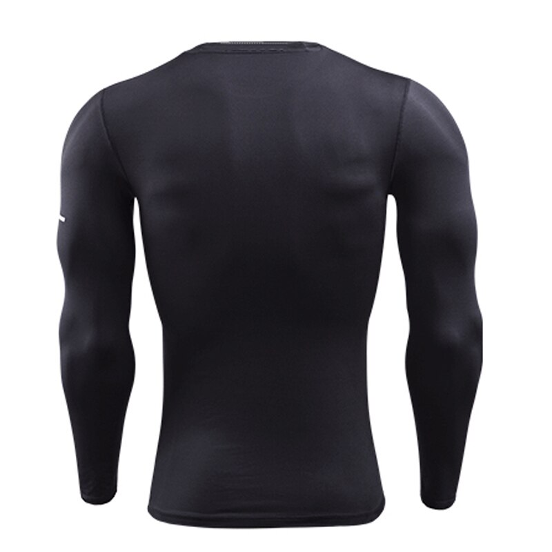 Mma rashgard långärmad löpartröja herr t-shirt elastiska kompressionsskjortor snabbtorkande gym fitness sportkläder toppar