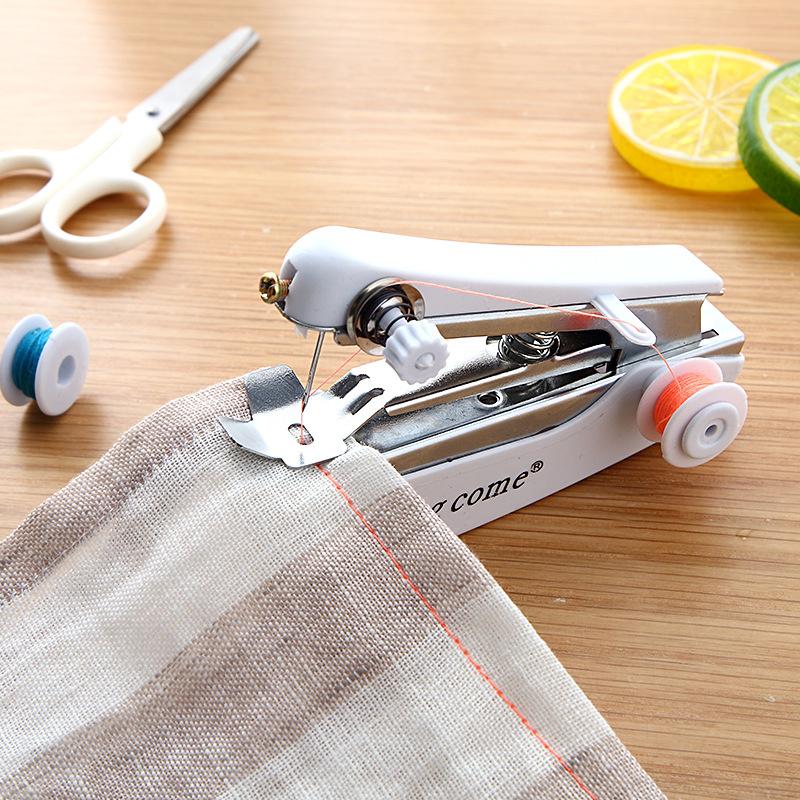 Portable mini hand sewing machine simple household multifunctional pocket hand sewing machine