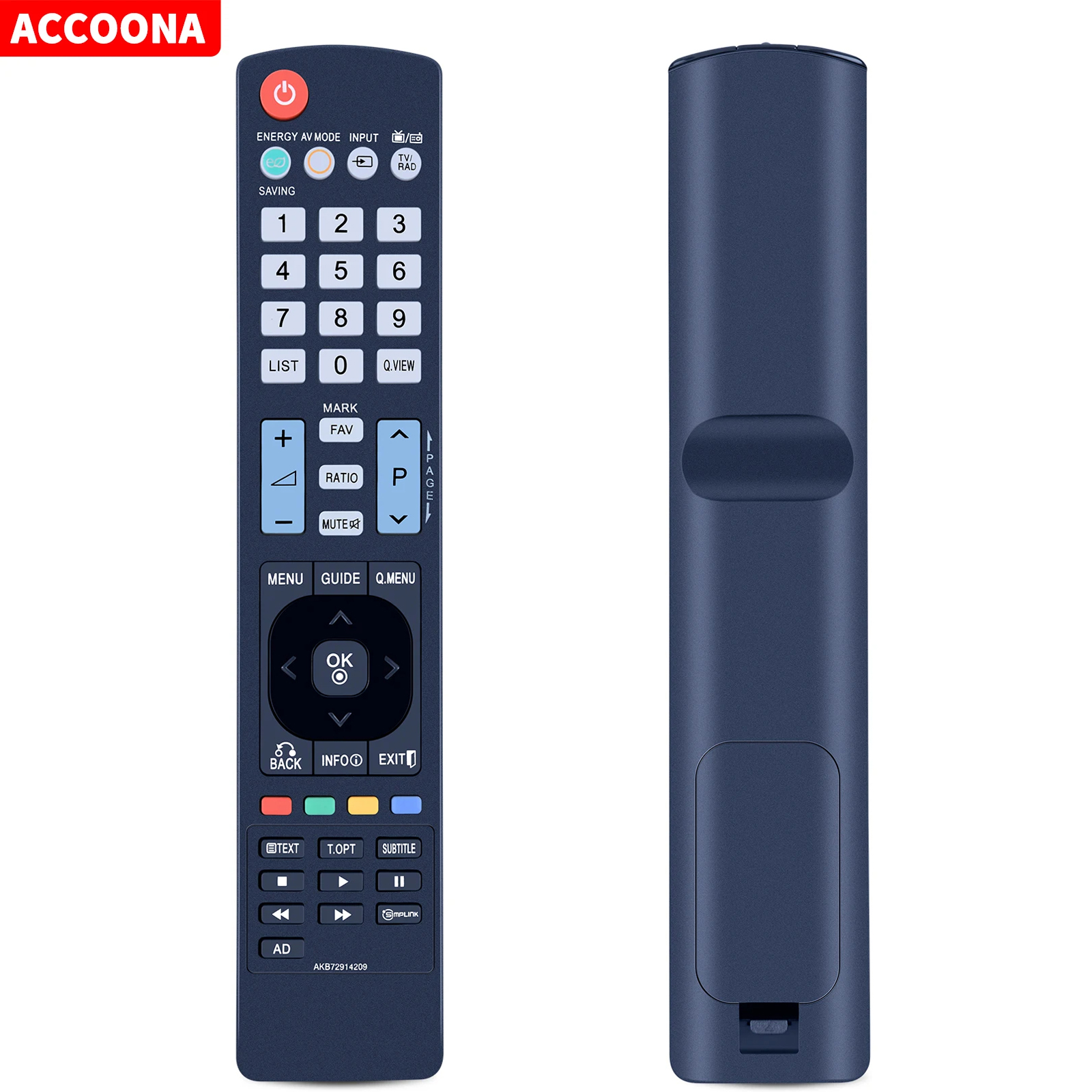 AKB72914209 Remote Control fit for TV 50PJ650 50PK250 50PK350 50PK550 50PK790