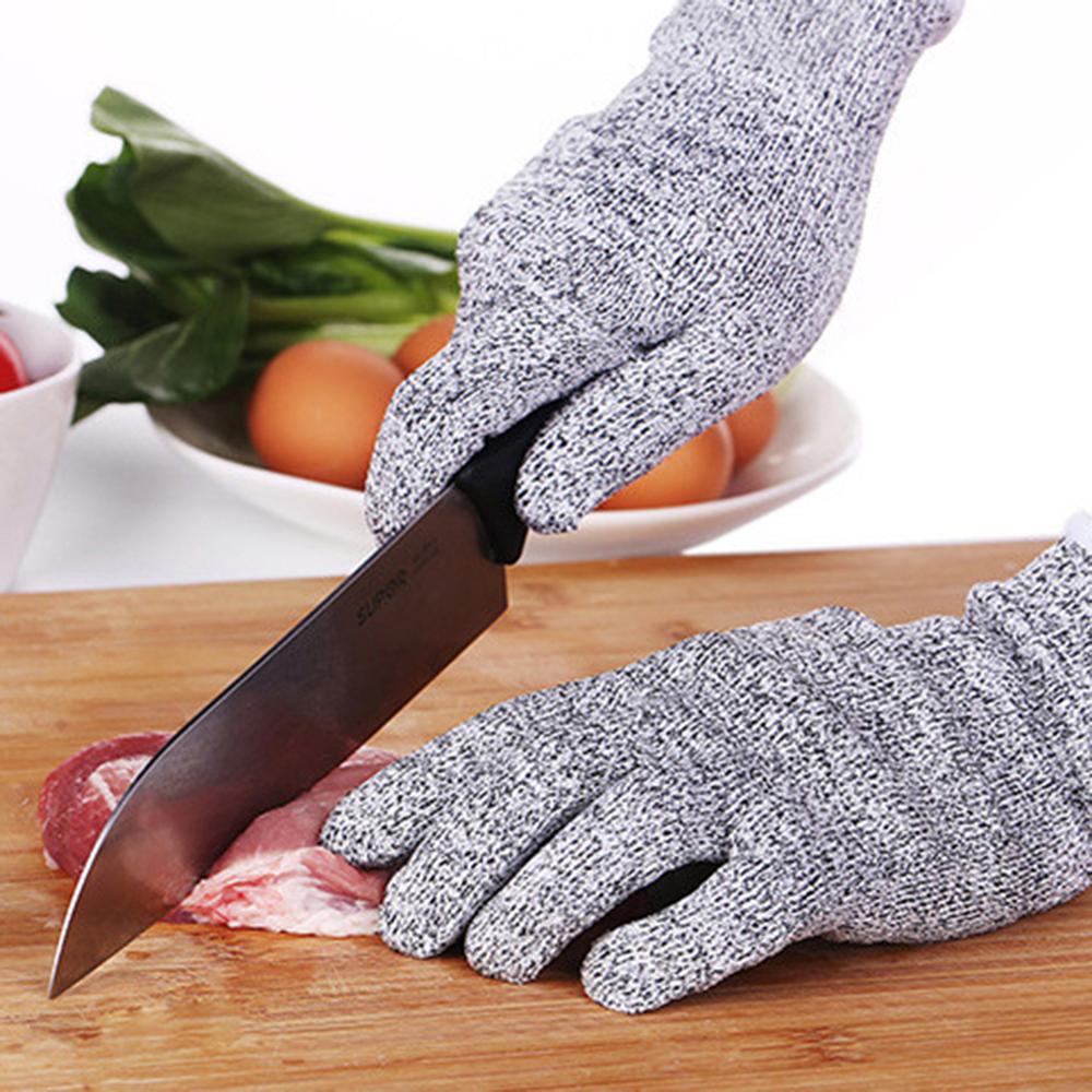 1Pcs Anti-cut Gloves Safety Cut Proof Stab Resistant Stainless Steel Wire Metal Mesh Kitchen Butcher Cut-Resistant Safety Gloves