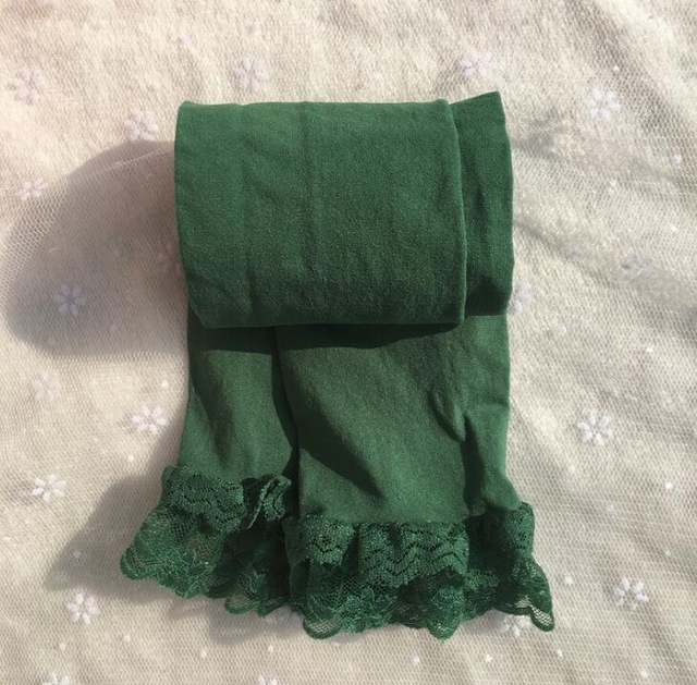 Primavera verão modelos de renda gancho renda doce na altura do joelho menina meias leggings 14 cores tz05: 4