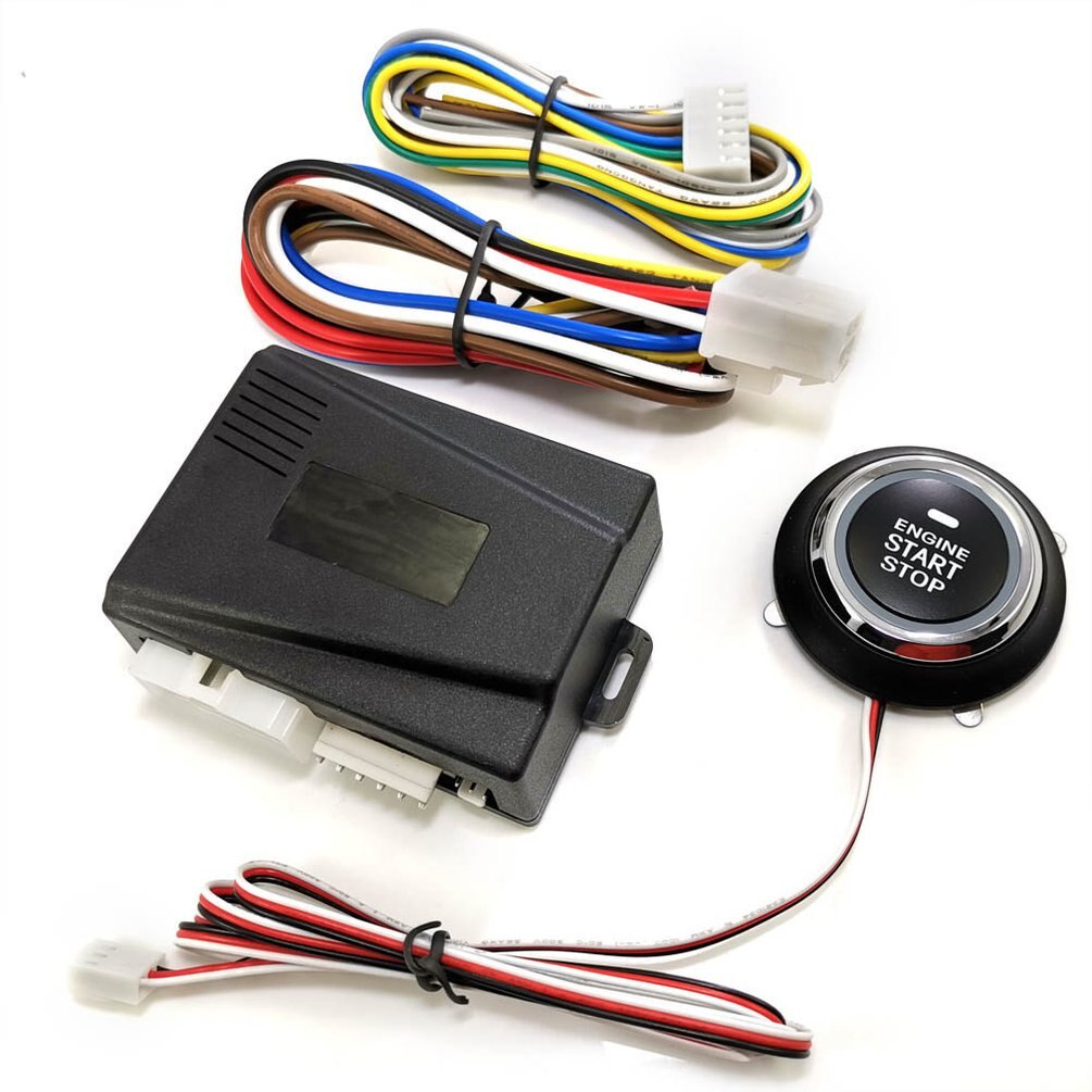 Car Engine Push Start Button Ignition Starter Keyless Engine Start Stop Push Button Start Stop Button Remote Engine Start 9001