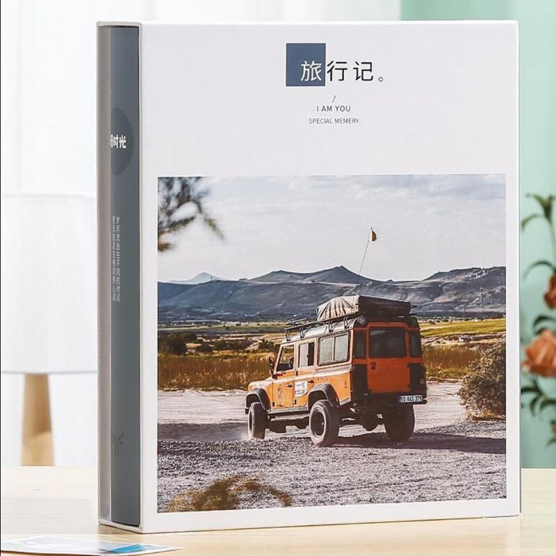 5-Inch Minimalist Photo Albums 200Pcs Large Capacity Interstitial Family Photo Album Children Growth Album Plastic Photo Album: color 13