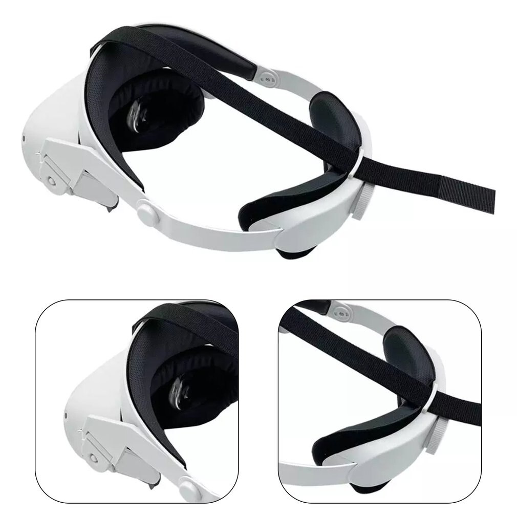 Adjustable For Oculus Quest 2 Halo Strap for Oculus Quest 2 Elite Strap 100% Fit Head Comfortable VR Headset Accessories