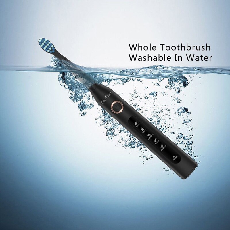 Seago Sonic Toothbrush Electric USB Rechargeable Waterproof Replacement Brush Head Best
