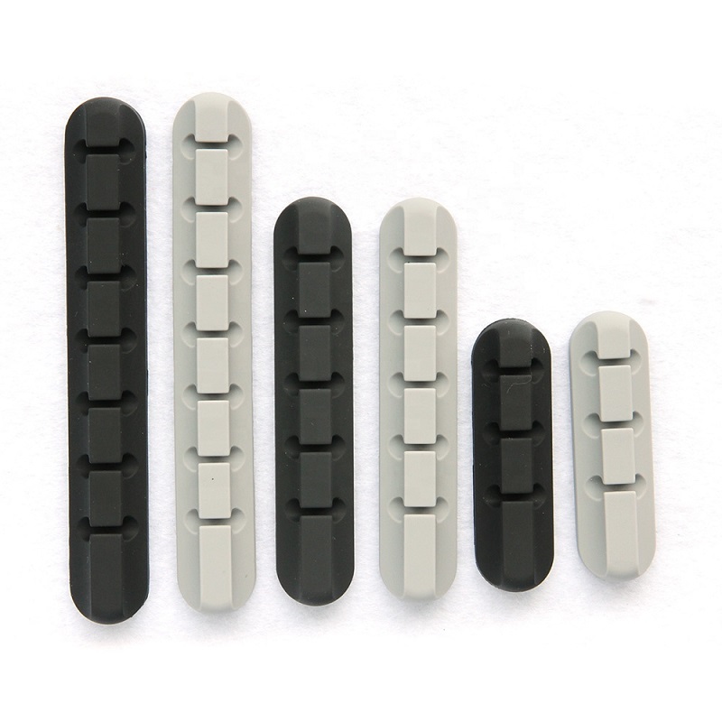 Cable holder for cable organizer silicone USB cable winder desktop tidy management clip mouse earphone cable organizer