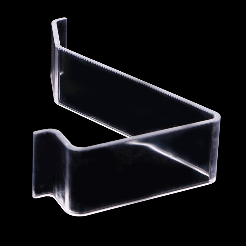 YYSD Clear L- shape Acrylic Shoes Ract Holder Retail Shop Display Plastic Stand Shelf