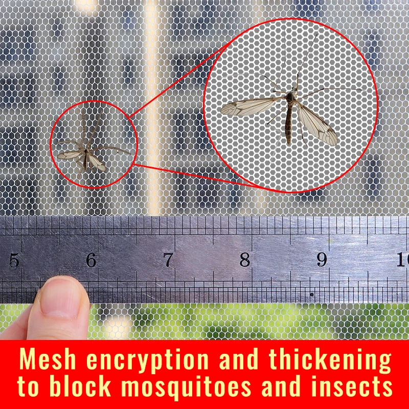 Window Mosquito Net House Self-Adhesive Moustique Screen Curtain Netting Anti Mosquitoes Bug Insect Fly Mesh Windows Curtains