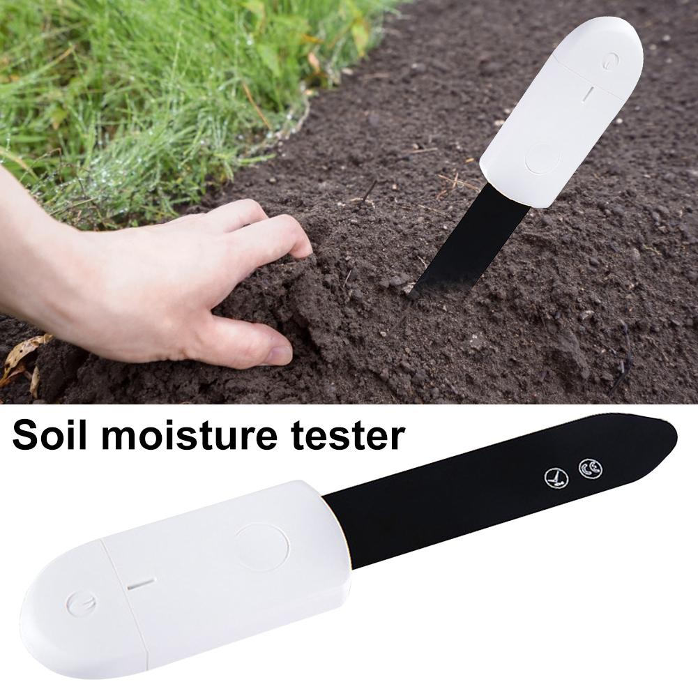 Boden Hygrometer Pflanze Blume Pflege Sensor Überwachung Boden Feuchtigkeit Sensor Monitor Wasserdichte Kompakt Anzeige Licht Garten Werkzeuge