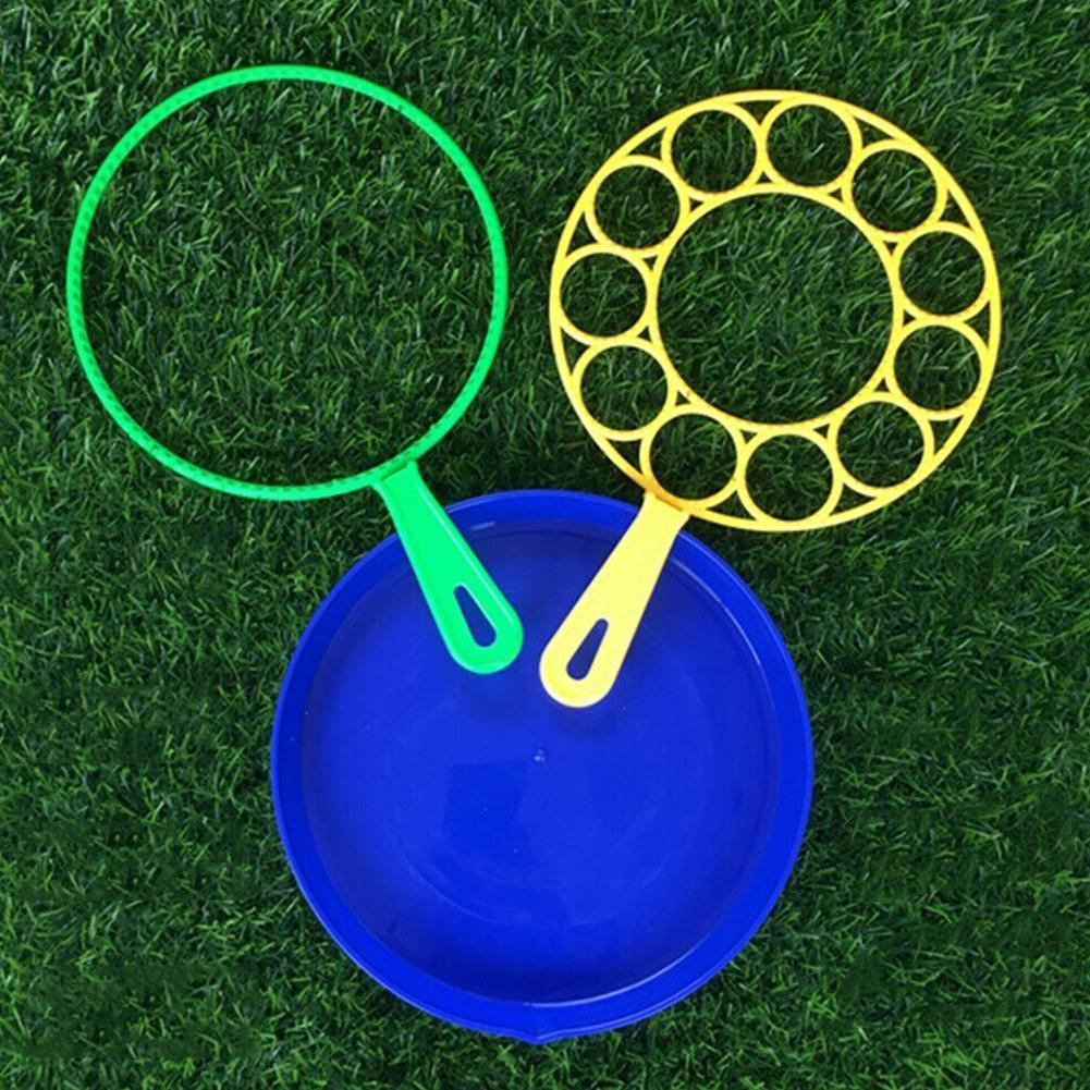 Bubble Machine Blowing Bubble Plate Soap Bubble Maker Set For Children Bubble Dish Blower Funny Big Outdoor Toys Toys G7Z6