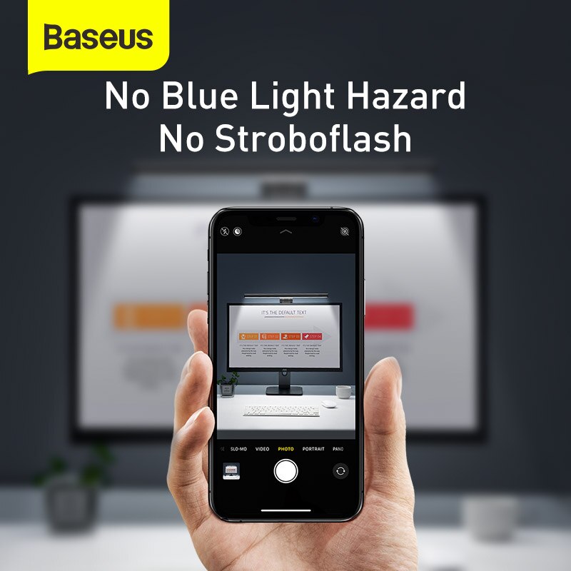 Baseus Traploos Dimmen Eye-Care Led Bureaulamp Voor Computer Pc Monitor Screen Bar Opknoping Licht Led Leeslamp Usb powered Lamp