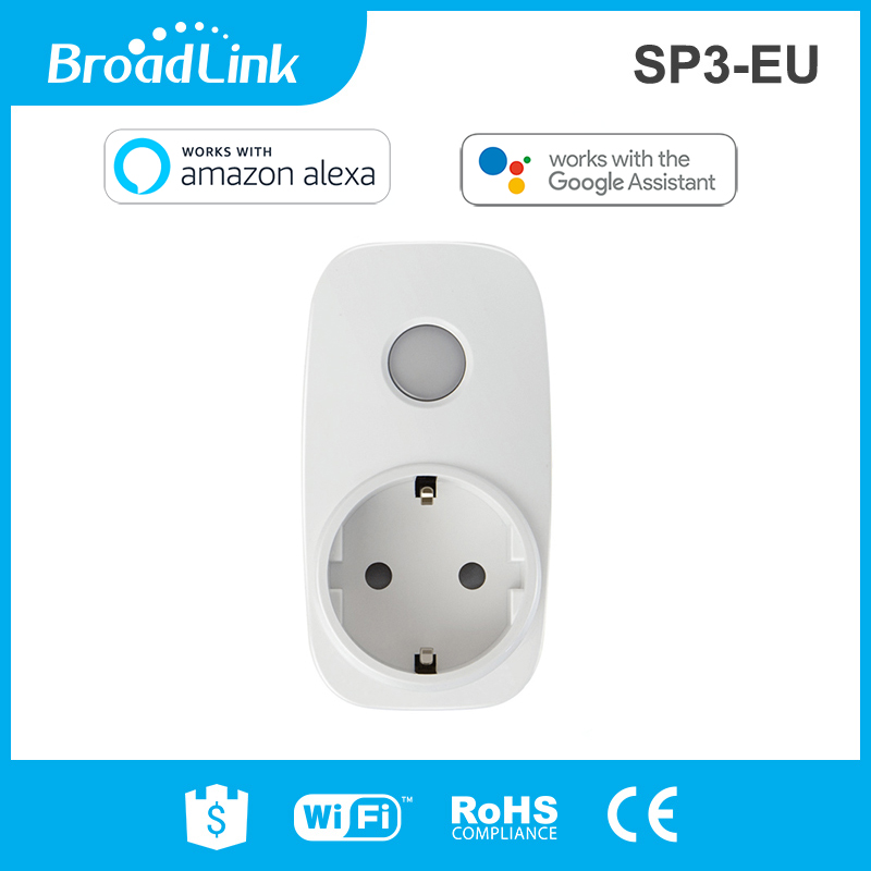 Broadlink SP3 Eu/Contros Slimme Draadloze Wifi Socket 16A 3500 W Remote Voeding Plug Ios Android Afstandsbediening