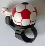Bicycle Bell Loud Mini Mountain Road Cartoon Football Cycling Bell Ring MTB Safety Cycling Handlebar Football Bell Ring Horn: Light Grey