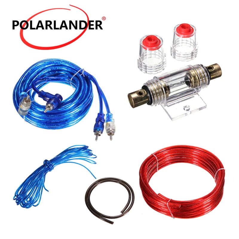 ACV Aansluitset Voor Aftermarket Car Audio - Tot 500 Watt - Met 5 Meter