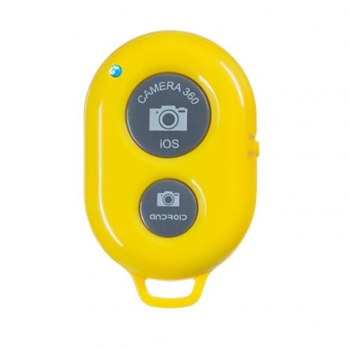 Universal Bluetooth Mobile Phone Camera Remote Control Shutter for Selfie Stick: Yellow