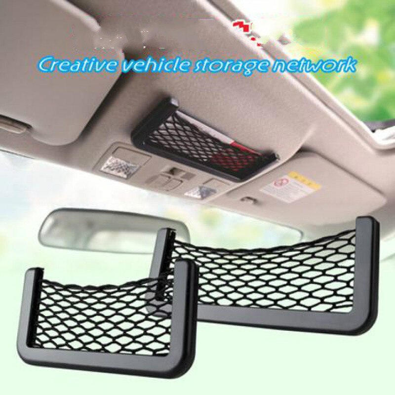 Voor kia soul rio  k2 k3 k4 k5 sportage autostoel rugleuning opbergnet tas telefoonhouder kofferbaknet autostoel mesh organizer zakken