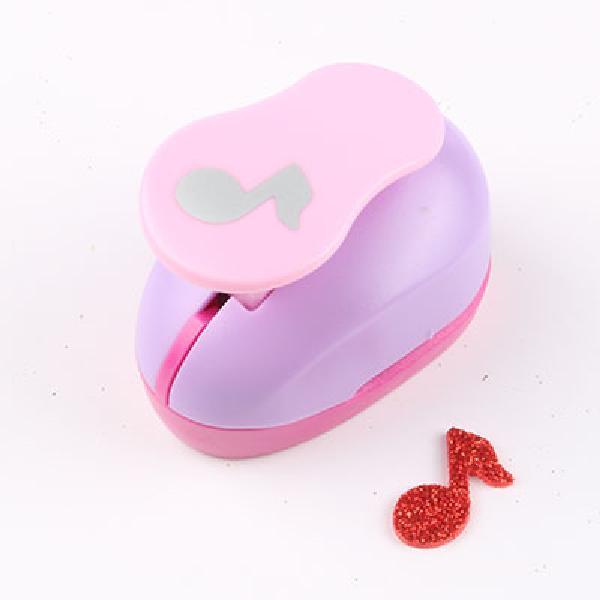 Large Scrapbooking Paper Craft Punch Kids Diary Decorate DIY Cutter Kawaii School Hole Punchers for Handicrafts Drilling Machine: Note.