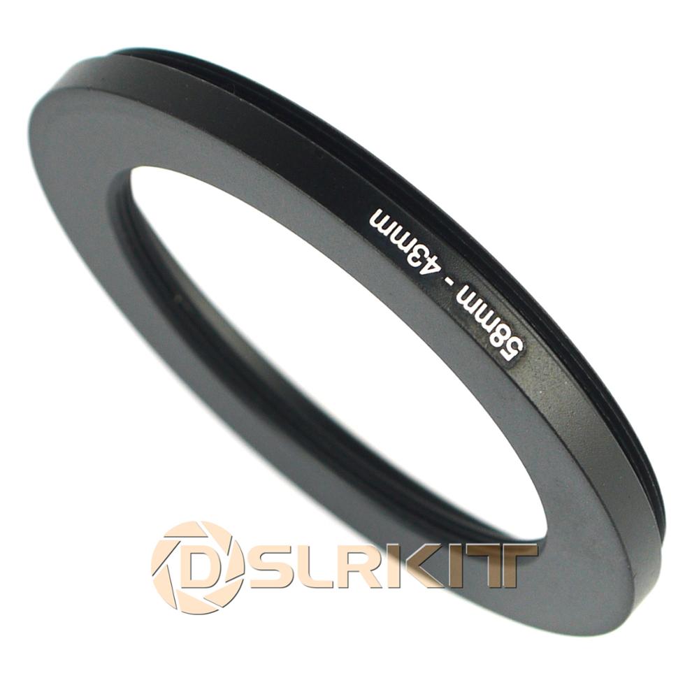 58mm-43mm 58-43 Step Down Filter Ring Stepping Adapter
