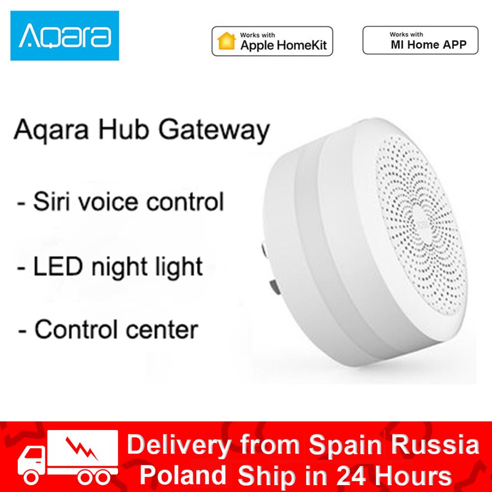 Xiaomi Smart mi Gateway 3 Aqara Hub With RGB Led Night Light Wireless Wifi Zigbee Remote Control Work For Apple Homekit Mi Home