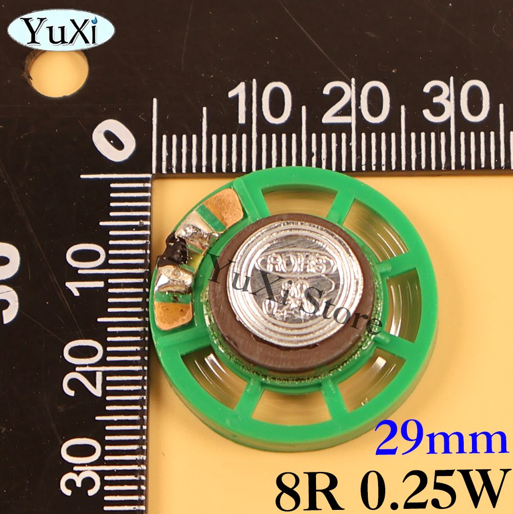 1pc hornhøjttalere 0.25w 0.5w 8r 16r 32r højttalerdiameter 20mm 21mm 23mm 27mm 29mm 36mm 40mm 8 ohm 16 ohm 32 ohm højttaler: Grøn