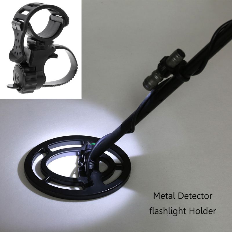 Metal Detector Bike Flashlight Holder PIN POINTER Holder Flashlight MOUNT Suitable for All Kinds of Underground Detectors X4YD