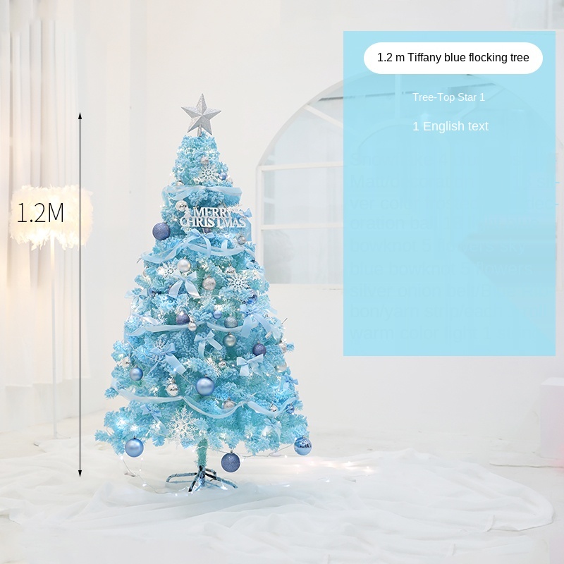 GY Christmas Pink Flocking Christmas Tree Set 1.2 M 1.5 M Shopping Window Home Decoration