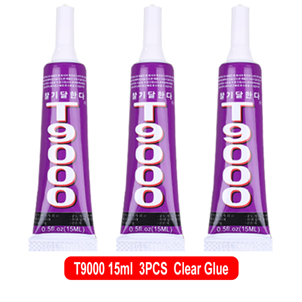 Waterproof Black Glue Phone Contact Epoxy Resin Adhesive Textile Leather Crystals Clothes Plastic Sealant T9000 15ml 50ml 110ml: Yellow