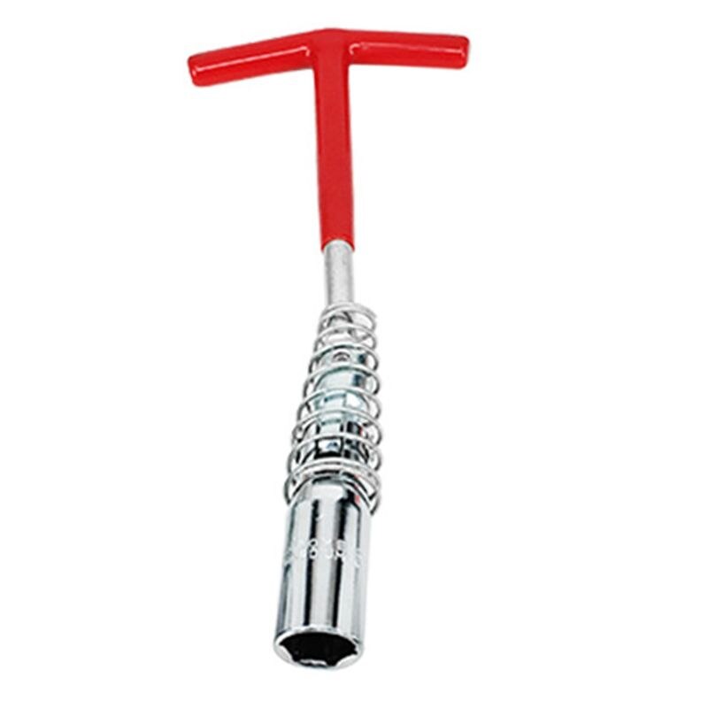 Remover Installer T-Handle Universal Joint Spark Plug Socket Wrench Automobile 85WF: 16S