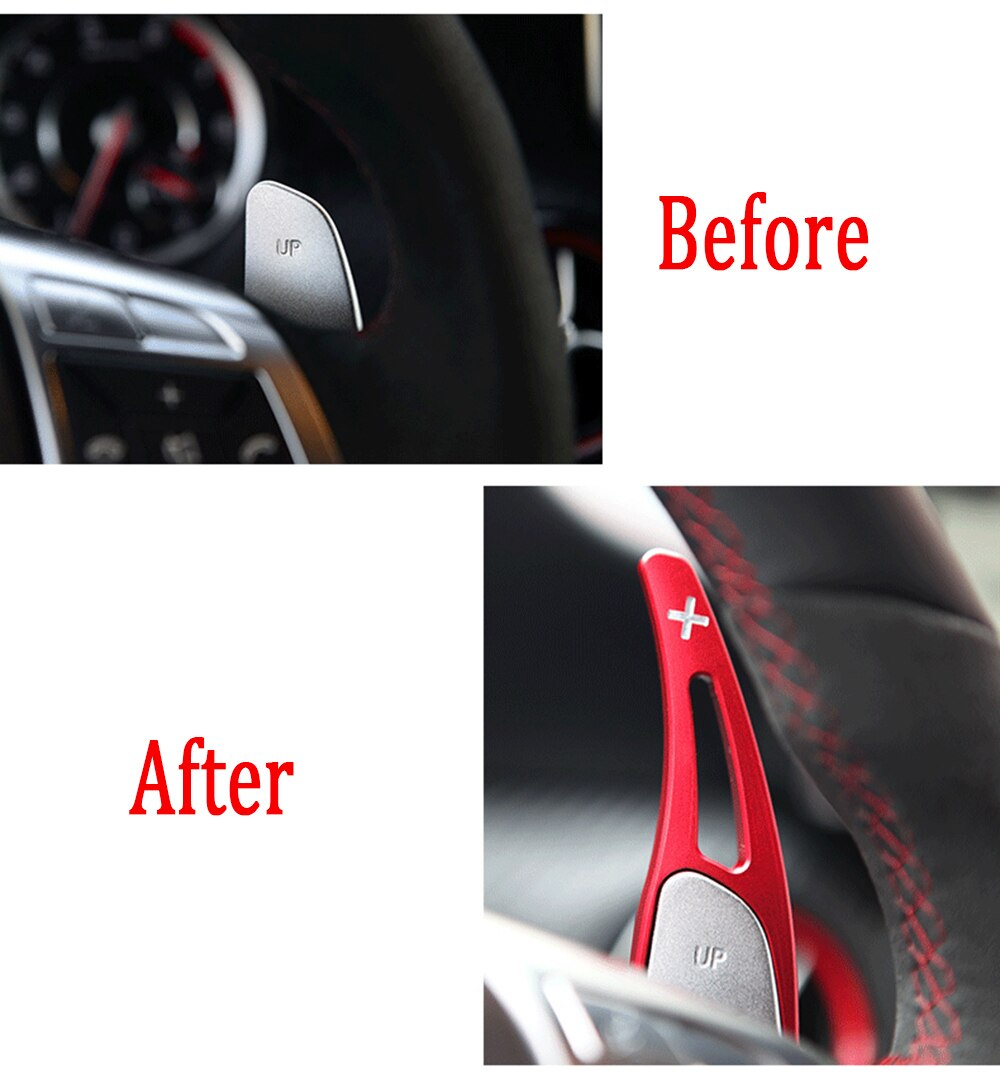 Stuurwiel Shift Paddle Voor Mercedes-Benz Amg A45 S63 GLS63 GLA45 Auto Dsg Snelle Versnellingen Auto Aluminium decoratie Stickers
