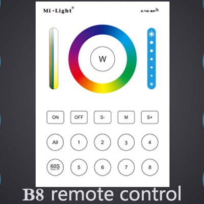 Upgrade 2.4Ghz Rgb + Cct Led Strip Controller DC12 ~ 24V Dimbare Driver 6A/Ch Voor rgb + Cct Led Strip Kan Remote/Voice Control: B8