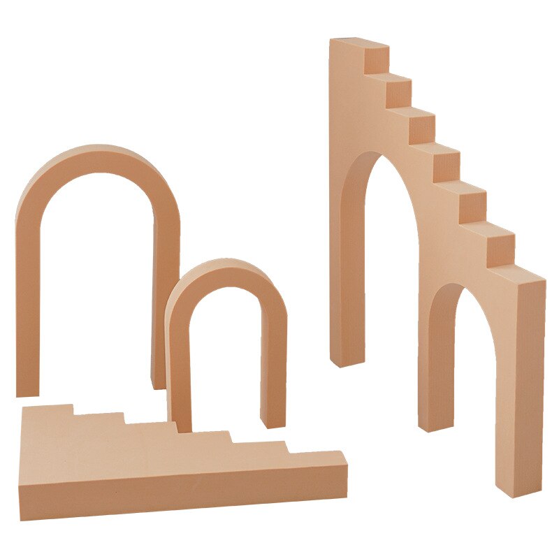 Photo Background Shoot Props Hard Foam Cubes Set Photography Decoration Studio Fotografia for Food, Drink, Jewelry, Cosmetics