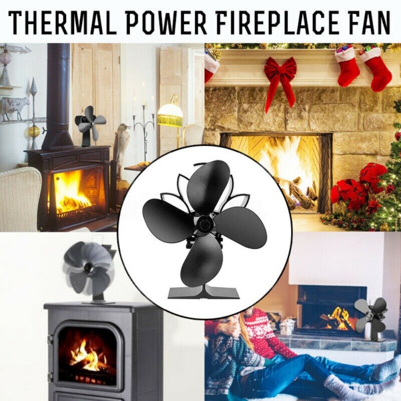 Ecofan ventilateur de cheminée Lames, noir, vent... Grandado — free download