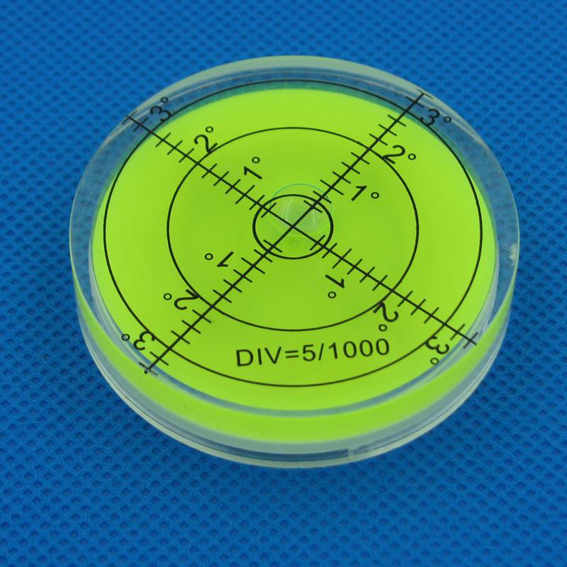 60*12 mm Bubble Degree Marked Surface Leveling for Camera Ttripod Furniture Toy Level Measuring Instruments