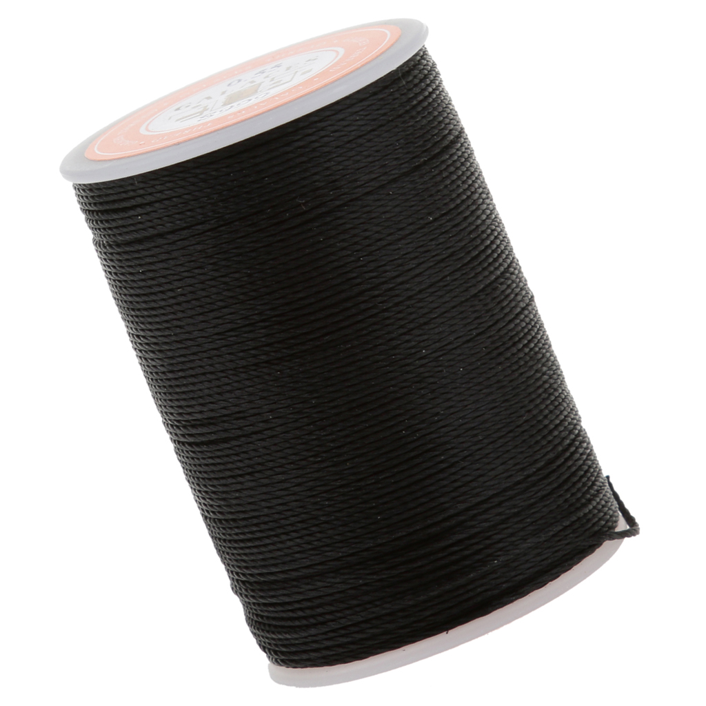 Nuevas de cuero trabajo artesanal costura redonda encerado cadena hilo 0,55mm para la cartera a bolsa 10 colores ropa fuerte hilo de coser