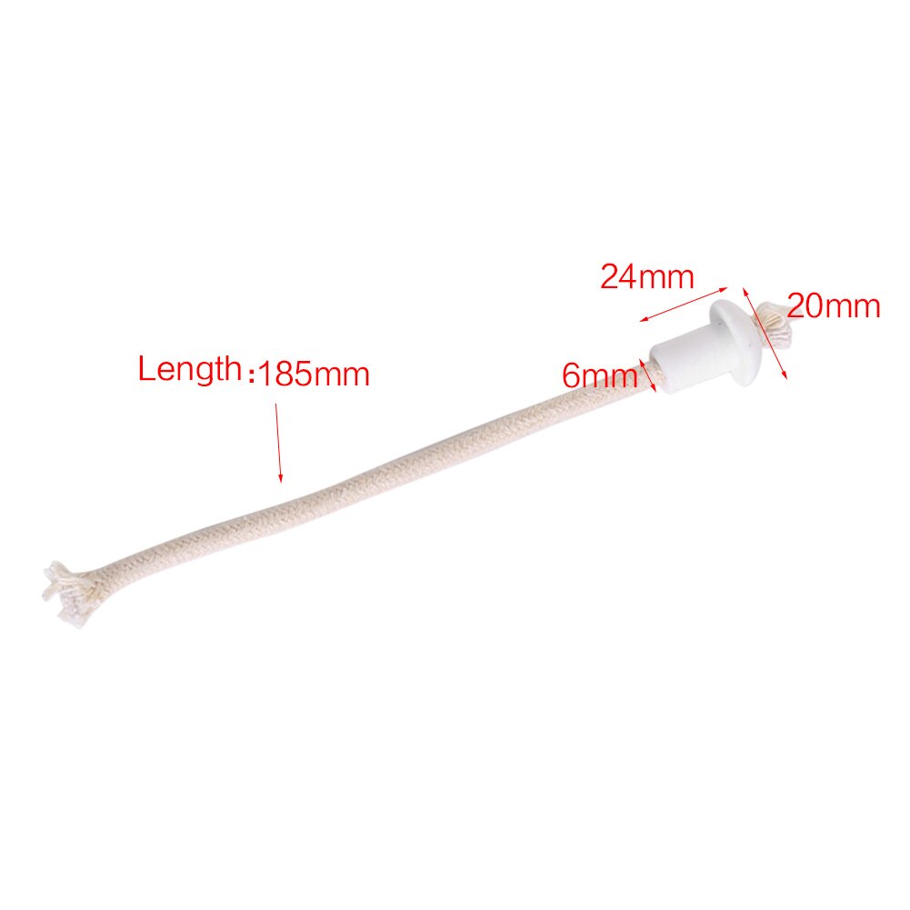 Mini 7 stk keramiske holdere lommelygte vinflaske olie lys lampe fiber glas varmebestandig petroleum væge væge