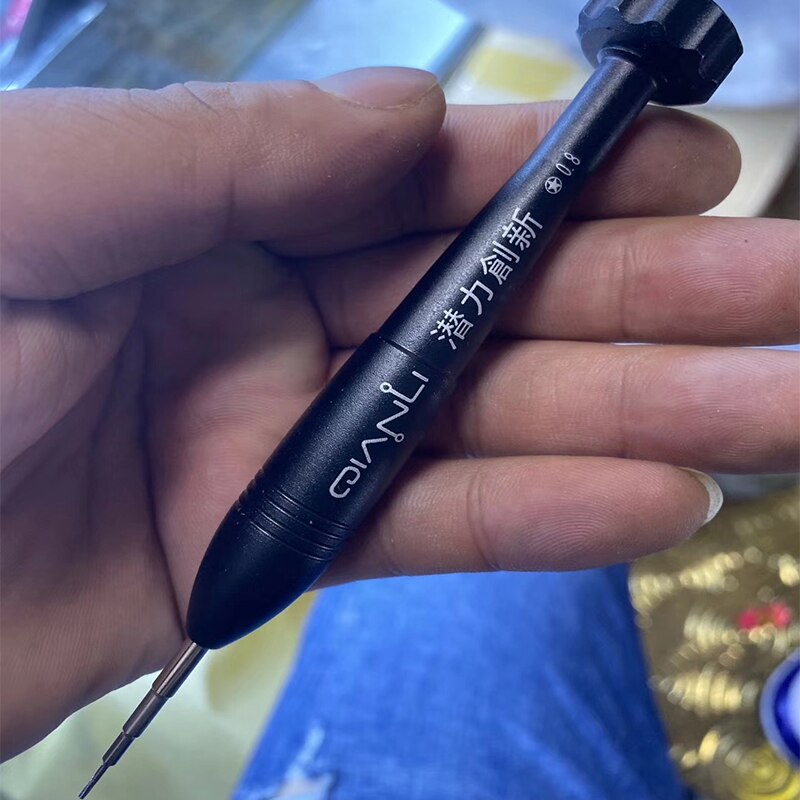 QianLi Screwdriver Hard And Durable For Mobile Phone Tablet PC Display Laptop Repair Tools Set: Five corners black